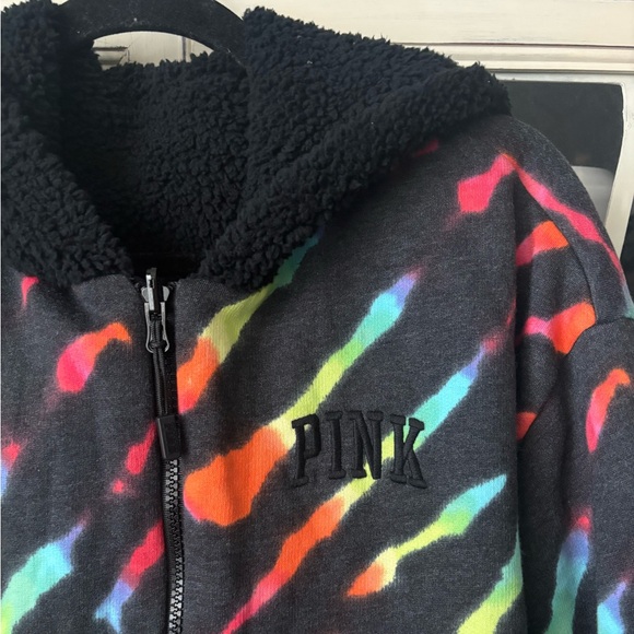 VS PINK Reversible Hoodie NWT - Picture 2 of 5